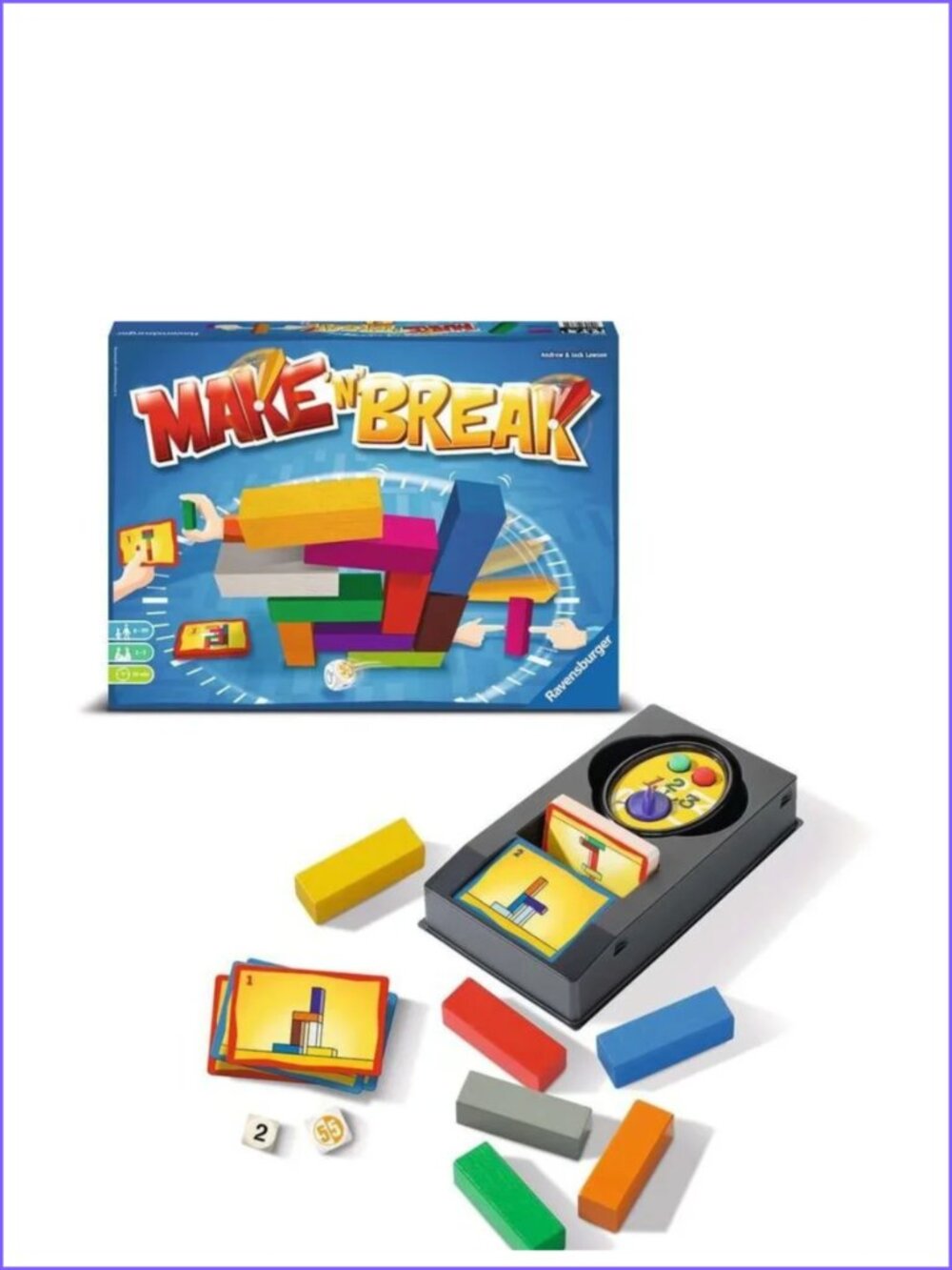 Ravensburger Make 'N' Break Family Board Game New Sealed